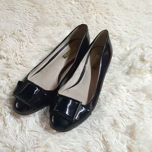 Louise et Cie Black Buckle Ballet Flats, Size 8